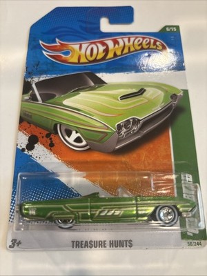  2011 Hot Wheels Super Treasure Hunt  63 Ford T-Bird W/RR,DD, & WL Tires  