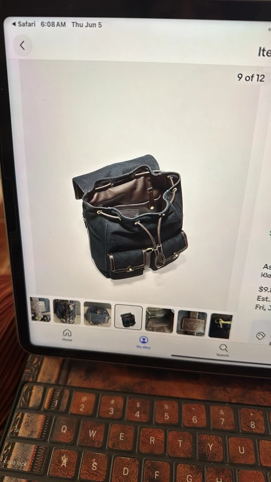 Mochila de mezclilla para hombre Cole Haan Matthews Foto 4 de 4