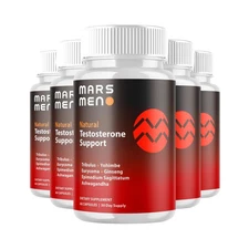 5-Pack Mars Men Capsules - MarsMen for Men Health Capsules - 300 Capsules US