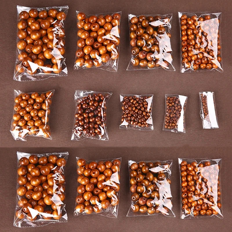 Holzperlen Set 4-20 mm in verschiedenen Farben für kreative Projekte - Bild 3 von 4