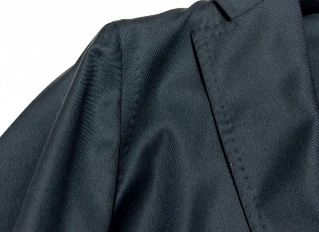 RING JACKET Unconstructed Jacket, Size 48, Black … - image 14