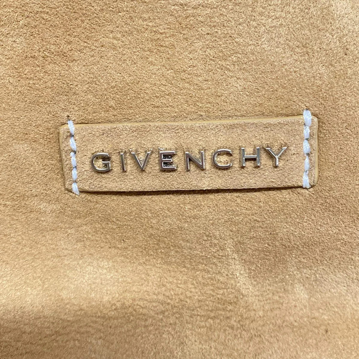 GIVENCHY Pandora Medium - Beige White Black Mouton Leather Handbag thumbnail 8