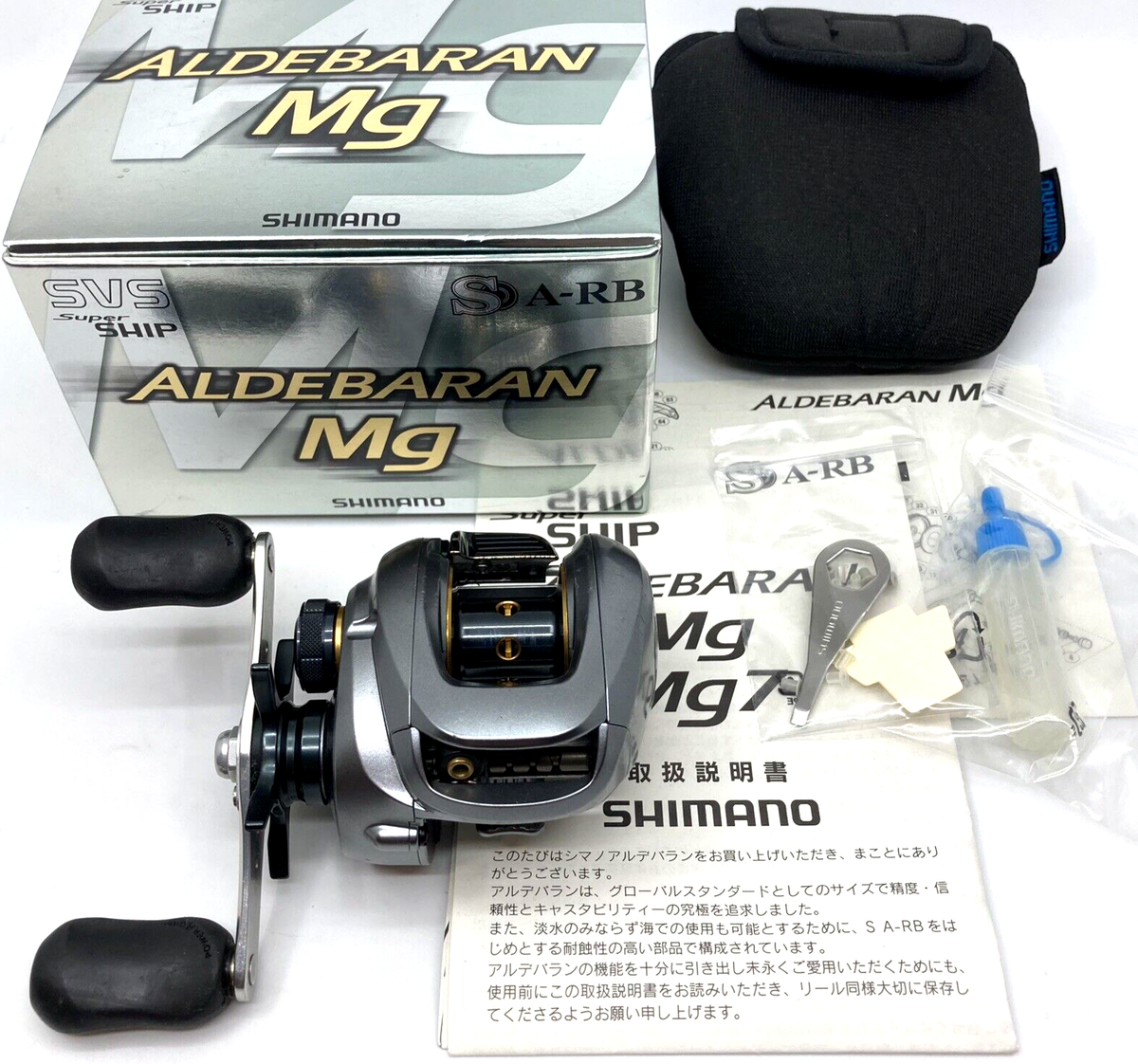SHIMANO 09 ALDEBARAN Mg Right Handed Bait Casting Reel with Box