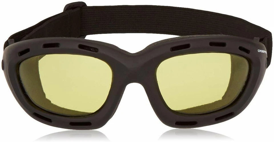 Gafas de seguridad Crossfire Element con lente antiniebla amarilla, marco negro Foto 2 de 4