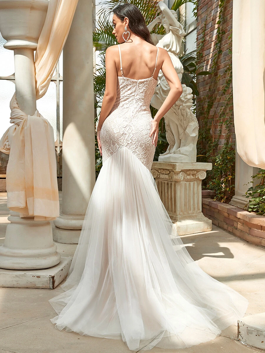 fishtail wedding dress