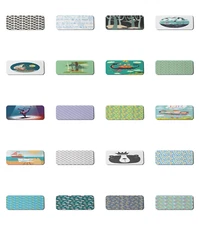 Ambesonne Print Cartoon Rectangle Non-Slip Mousepad, 31" x 12" Gaming Size