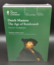 GREAT COURSES Dutch Masters The Age Of Rembrandt Guidebook & DVDs #7180