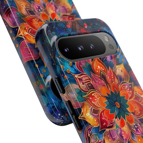 Mandala Flower Watercolor Phone Case for iPhone, Samsung Galaxy, Pixel - 第 227/256 張圖片