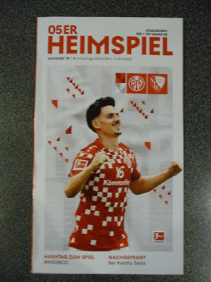 Stadionzeitung FSV Mainz 05 - VfL Bochum, 11.01.2025, 1. Bundesliga 24/25