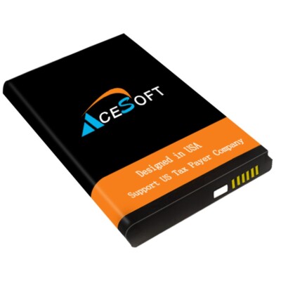 Long Endurance AceSoft 5100mAh Substitutable Li-ion Battery for Sonim XP8 XP8800