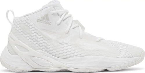 adidas Mens Hyperturf Shoes 9 Color Cloud White/Gray One/Silver Metallic adidas Mens Hyperturf Shoes 9 Color Cloud White/Gray One  main image 2