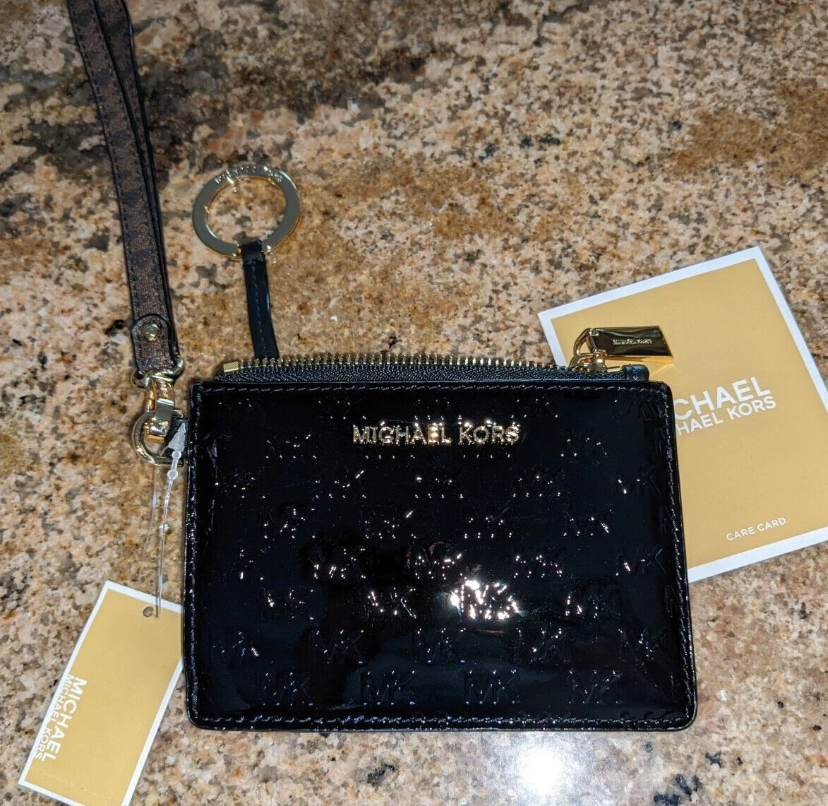 MICHAEL Michael Kors Jet Set Small Wallet in Black