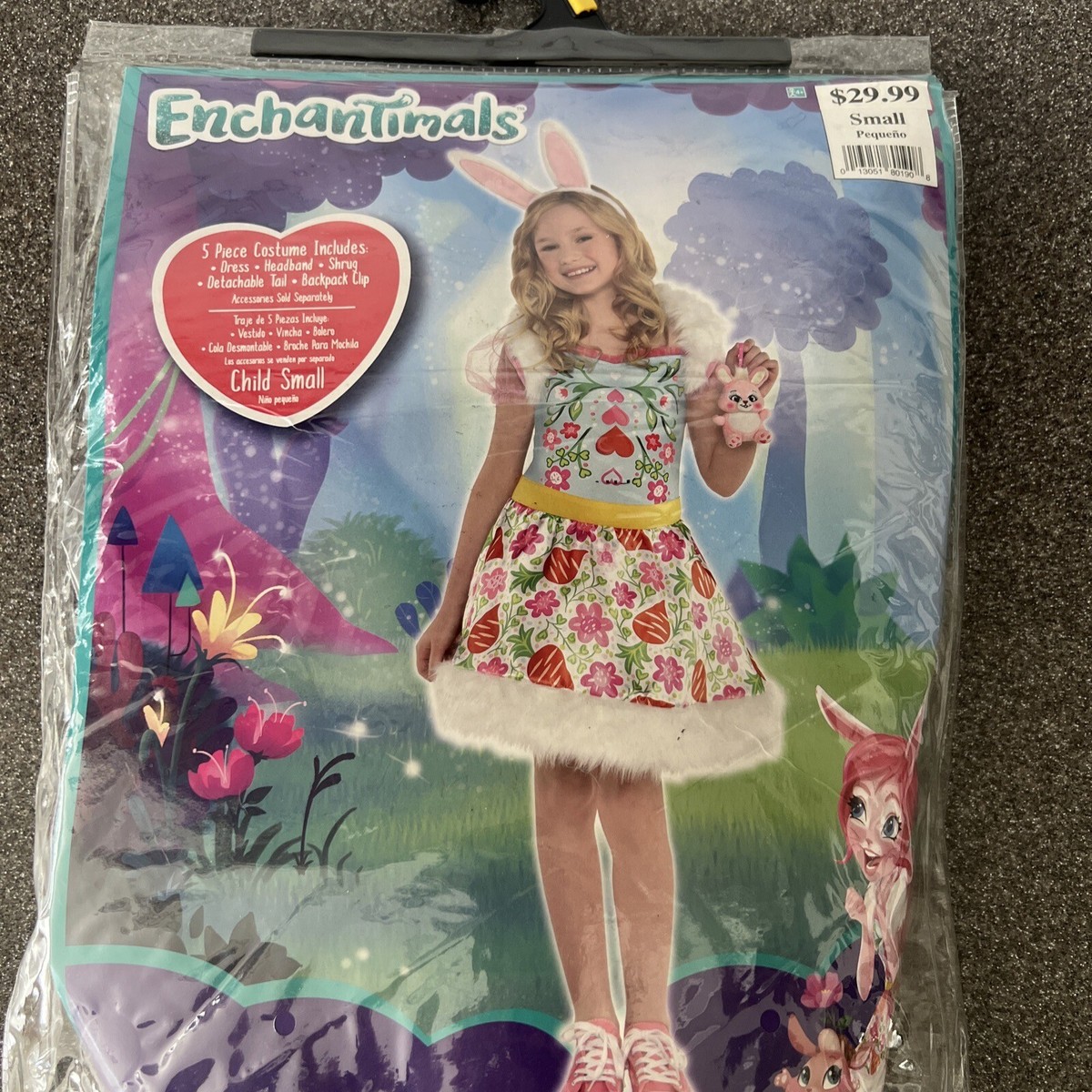 EnchanTimals BREE BUNNY Girls Halloween Costume Child Small 4-6, 5