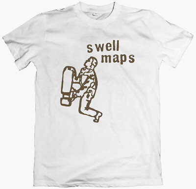 SWELL MAPS Marineville T-Shirt 80er Post Punk Band Tee Popgruppe Filz Regenmäntel