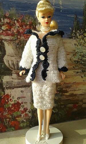 vestito ad uncinetto per barbie - fatto a mano pezzo unico. Fashion royalty  | eBay