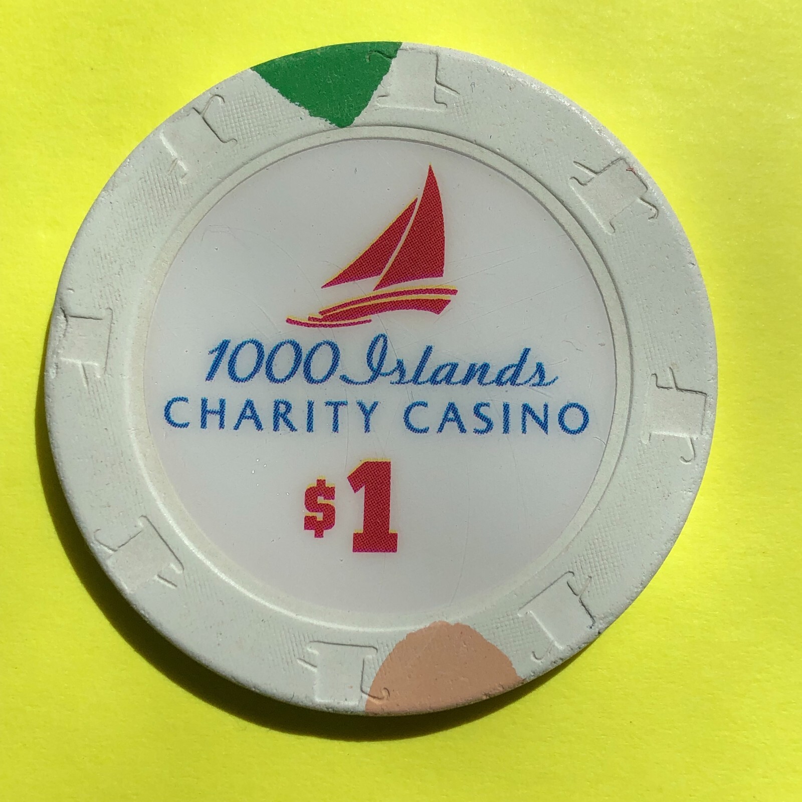 1000 Islands Charity Casino Gananoque, Ontario Gaming Poker Casino Chip