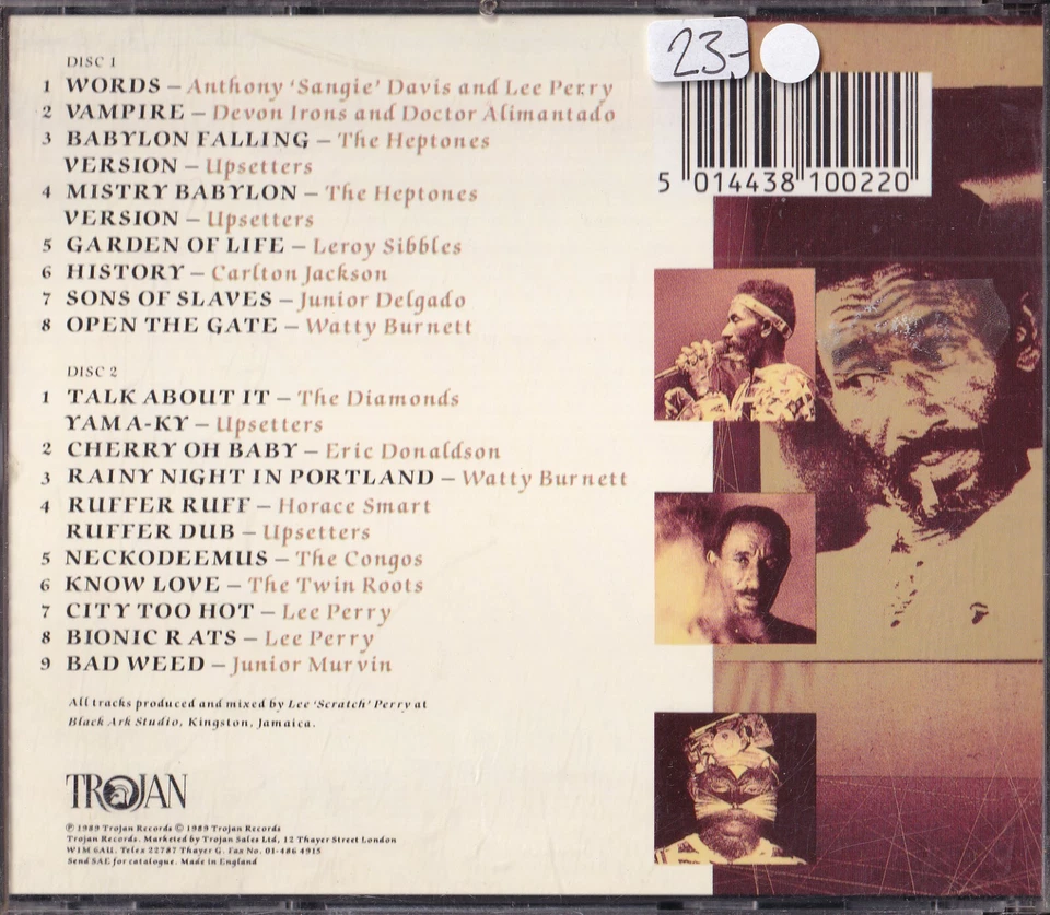 Lee 'Scratch' Perry And Friends – Open The Gate 2xCD Box-Set, Trojan Records - Bild 2 von 2