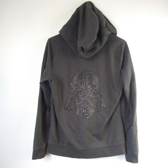 bedazzled zip up