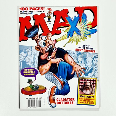  2000 E.C. Publication MAD XL #5 Comic Satire Magazine Gladiator Law & Order Spy