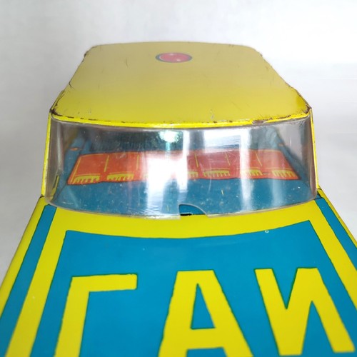 Auto della polizia giocattolo vintage URSS anni 60. Modello grande in metallo 40 cm - Foto 9 di 10
