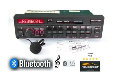 Original Audi Delta S Breit 213 mm Rarität  mit Bluetooth AUX + FSE Autoradio