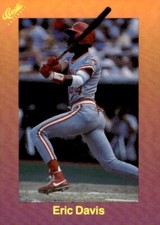 1989 Classic #109 Eric Davis Cincinnati Reds