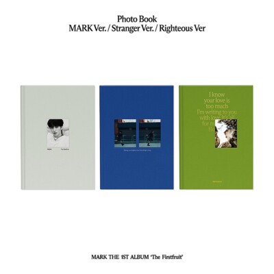 NCT マークThe Firstfruit photobook 3種セット NCT MARK [THE FIRSTFRUIT] Album PHOTOBOOK 3 Ver SET/3CD+3Book+
