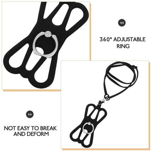 2 Pcs Mobile Phone Ring Holder Cellphone Hand Lanyard Adjustable Neck - 第 5/12 張圖片
