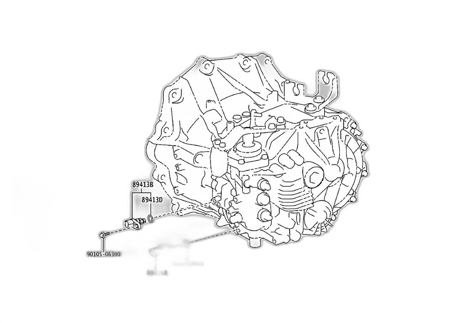 Sensor genuino Toyota, transmisión revolución SCION IQ NGJ10 89413-28010 → Foto 2 de 2