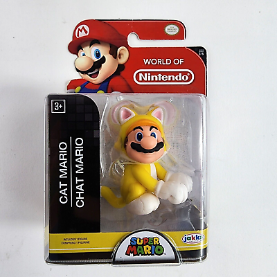 World of Nintendo Yellow Cat Mario Figure Series 1-5 for sale online