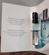 TIFFANY  CO. LOVE for HIM EDT 0.04 fl oz Spray Vials for MEN 11 Vials 