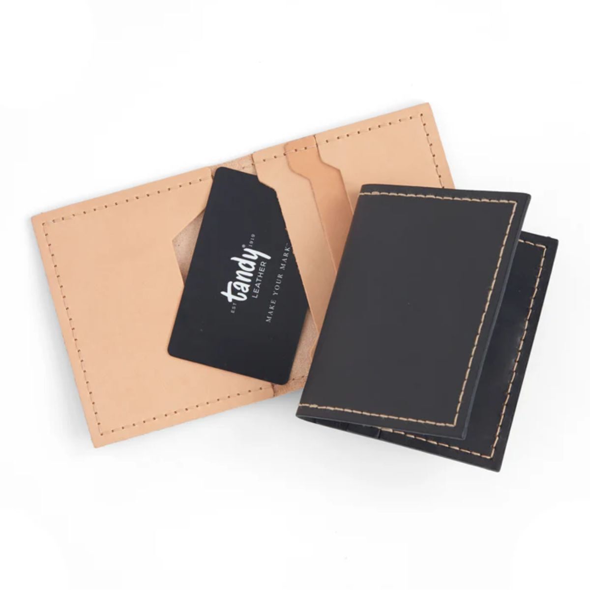 Kit porte-cartes en cuir Tandy Leather pour créer son atelier maroquinerie à la maison