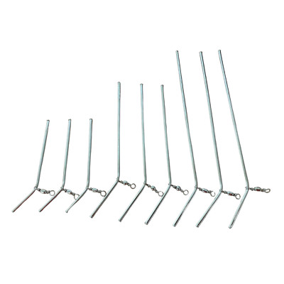 5-10x Metall Abstandshalter Anti-Tangle Feeder Boom   mit Wirbel
