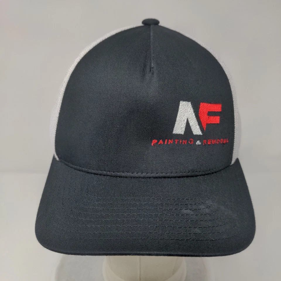 AF Pintura y Remodelación Negro OSFM Ajustable Bordado Malla Pacífico Prendas para la cabeza Foto 2 de 4