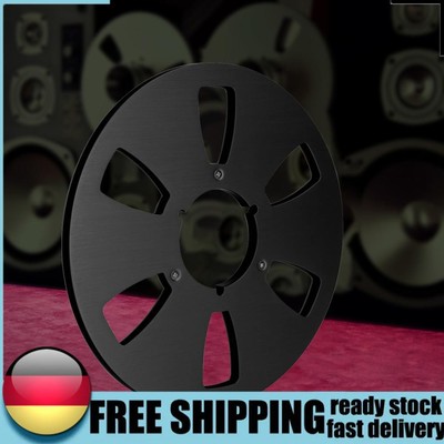 10,5 Zoll Leere Bandspule mit 6 Löchern für Studer ReVox/TEAC/BASF (Schwarz)