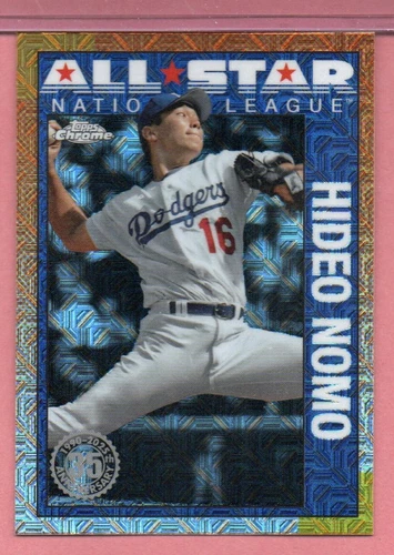 Hideo Nomo Dodgers 2025 Topps Series 2, 1990 TOPPS BASEBALL CHROME AS 90ASC-42