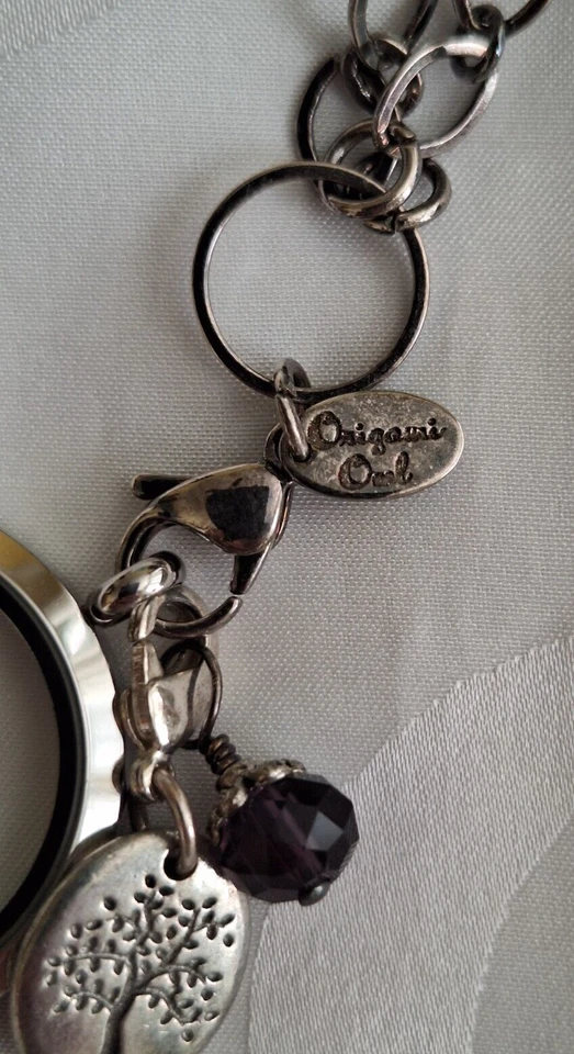 Medallón Origami Owl con 4 dijes flotantes y 2 dijes adjuntos temático bebé Foto 4 de 4