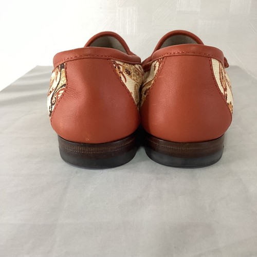 Used GUCCI Women's Loafers Horsebit Canvas Multicolor EU34.5 US4.5 Japan F/S - Picture 24 of 24