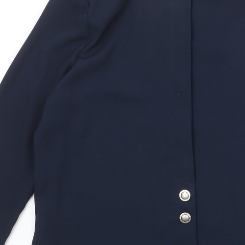 Reflections Womens Blue Jacket Blazer Size L - Picture 9 of 10