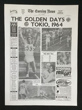 POSTER/NEWSPAPER PAGE, 1964 &ldquo;THE GOLDEN DAYS OF TOKIO, 1964&rdquo; FINAL MEDAL TABLE