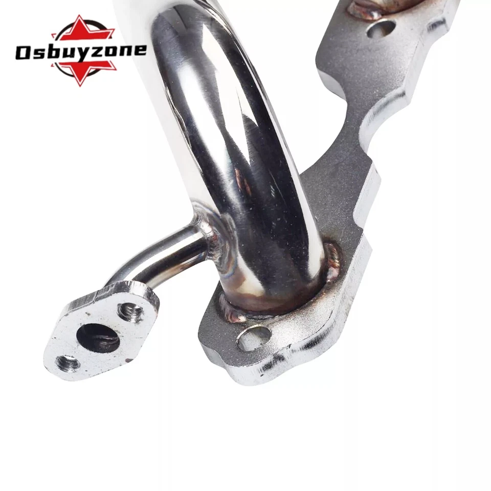 Par de cabezales de escape Kit para Chevrolet S10 GMC Sonoma Blazer 1996-2001 4,3 L 4x4 Foto 4 de 4