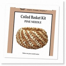 Pine Needle Basket Weaving Kit - Complete Set with Instructional Booklets and Su