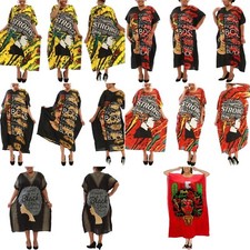 Women Caftan Print Maxi Dress One Size Fits Most - Mother’s Day