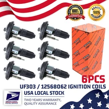 6Pcs Premium Ignition Coil UF303 / 12568062 For 2002-03 Oldsmobile Bravada 4.2L