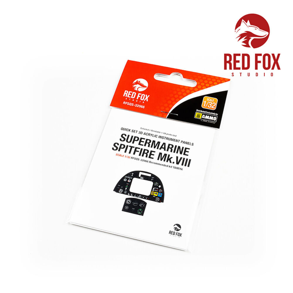 (X) Red Fox Studio RFSQS-32066 - 1/32 Supermarine Spitfire Mk.VIII (Tamiya Kit)