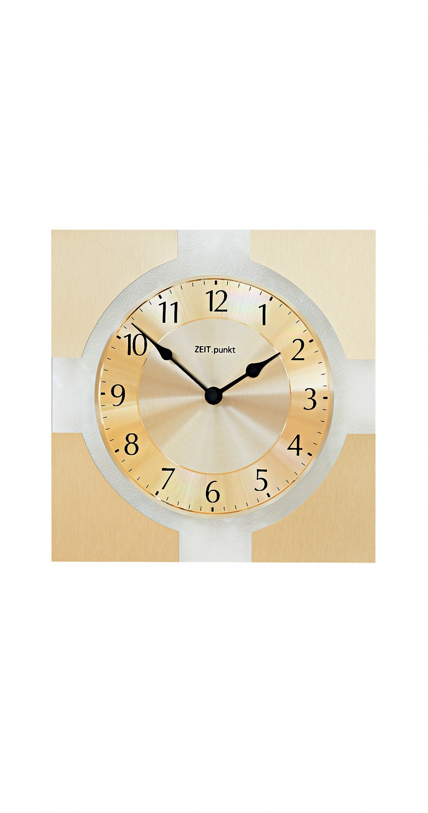 Modern wall clock with quartz movement from Zeitpunkt (Zeit.. ZP 12/4028-762 NEW