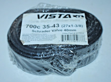 Vista 700x35-43c Bike Inner Tube 40mm Schrader Valve AV 27x1-3/8" 