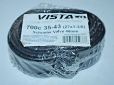 Vista 700x35-43c Bike Inner Tube 40mm Schrader Valve AV 27x1-3/8"~