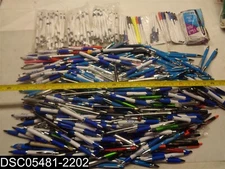 QTY=450: Mixed Lot of Ink Pens( Variety of Brands/Colors)