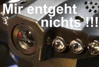 ÜBERWACHUNGSCAMERA f. Ladengeschäft, Gartenhaus usw. Kompl.-SET mit Aufzeichnung